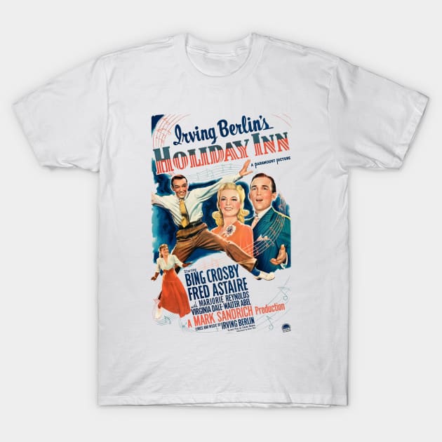 Holiday Inn Movie Poster T-Shirt by MovieFunTime